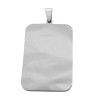 29*41MM SUPER PREMIUM SUPER GRUESA 3MM Y PULIDO A ESPEJO EN AMBAS CARAS RECTANGULO PUNTAS CURVAS IDENTIFICACION P/ GRABAR DIJE