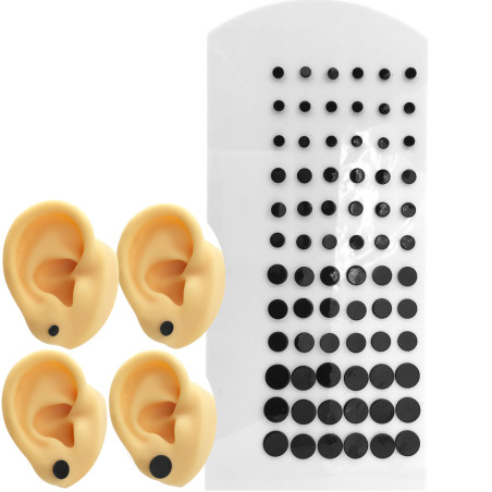 BLISTER x36 CIRCULOS NEGROS PLANOS AROS
