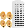 BLISTER x36 CIRCULOS NEGROS PLANOS AROS
