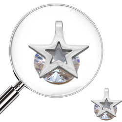 ESTRELLA Y CUBIC DIJE