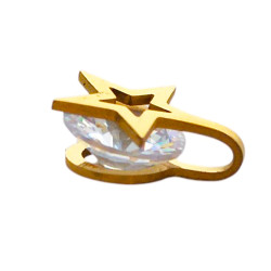 DORADO ESTRELLA Y CUBIC DIJE