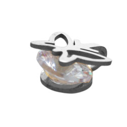 MARIPOSA Y CUBIC DIJE