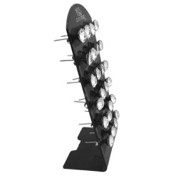 7MM BLISTER x12 PARES STRASS CRISTAL AROS