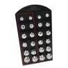 MEDIO BLISTER VERTICAL 6 PARES SURTIDOS COPITA 6/8/10mm CUBIC ZIRCON AROS