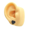 BLISTER x36 CORAZONES NEGROS PLANOS AROS