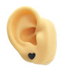 BLISTER x36 CORAZONES NEGROS PLANOS AROS