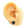 BLISTER x36 CORAZONES NEGROS PLANOS AROS