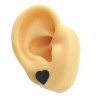 BLISTER x36 CORAZONES NEGROS PLANOS AROS