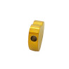 DORADO CORAZON PLANO 10MM 3.5MM DE GROSOR PASANTE SE PUEDE GRABAR DIJE