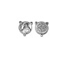 6MM CRISTAL AB TORNASOLADO CUENTAS FACETADAS ACERO QUIRURGICO ROSARIO