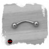 BLISTER x12 EN 4MM CEJA SURTIDO PUNTA / REDONDO PIERCING