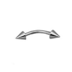 BLISTER x12 EN 4MM CEJA SURTIDO PUNTA / REDONDO PIERCING