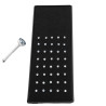 5 UNIDADES 3MM PERNO RECTO C/ STRASS CRISTAL NOSTRIL PIERCING