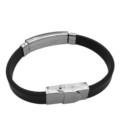 CUERO 1 MODULO DIAGONAL DESNIVEL Y 2 TERMINACIONES REGULABLE SE PUEDE GRABAR PULSERA