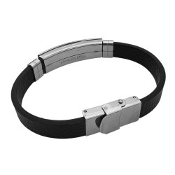 CUERO 1 MODULO MARCO DESNIVEL Y 2 TERMINACIONES REGULABLE SE PUEDE GRABAR PULSERA