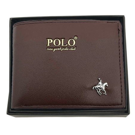 MARRON BILLETERA HOMBRE CLASICA URBANA EN CAJA