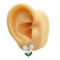 1 PAR DOS TULIPANES ARO