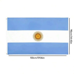BANDERA GRANDE ARGENTINA 150*90CM 2 OJALES