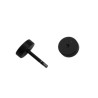 NEGRO BLISTER x12 FALSO EXPANSOR 8 MM A ROSCA PIERCING