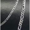 1 Metro FIGARO PLANA 0.8 (APROX 2.9MM) C/ MOSQUETON Y ARGOLLA CADENA