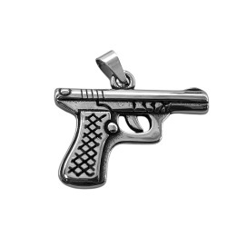 PISTOLA 3D 38*24MM PREMIUM DIJE