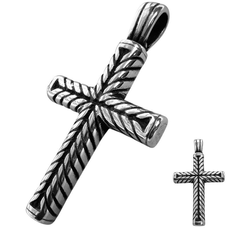 30*44*6MM CRUZ C/ CORTES EN V DIJE