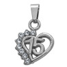 15 AÑOS CORAZON C/ LINEA DE STRASS DIJE