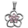 FLOR CALADA C/ CENTRO FLOR CUBIC ROSA DIJE
