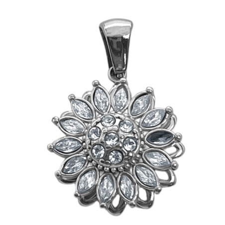 GIRATORIO FLOR GIRASOL CUBIC CRISTAL M:I DIJE