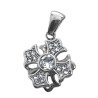 GIRATORIO CRUZ CUBIC Y STRASS CRISTAL DIJE