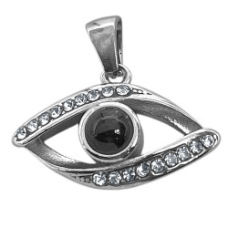 OJO C/ SIMIL ONIX Y STRASS...