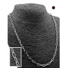 OVALADO CLIP GRANDE 1.2 (6*12MM) - 60 CM CADENA