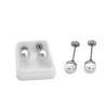 BLISTER X12 PARES ABRIDOR 4-5-6MM PERLA C/BASE ARO