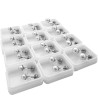 BLISTER X12 PARES ABRIDOR 4-5-6MM PERLA C/BASE ARO