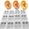 BLISTER X12 PARES ABRIDOR 4-5-6MM PERLA C/BASE ARO