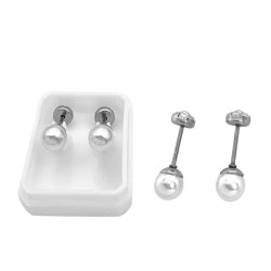 X3 PARES ABRIDOR 4-5-6MM PERLA C/BASE ARO