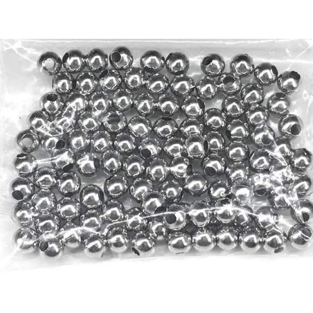 HUECA 50 UNIDADES 6MM BOLITA HUECA PERFORADA FORNITURA