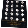 BLISTER 5MM x12 PARES CUBIC ZIRCON AROS