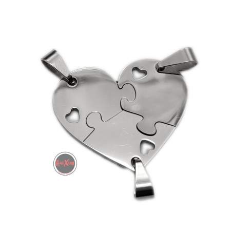 3 AMIGOS CORAZON COMPARTIR DIJE