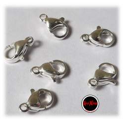 BLANCO 5 UNIDADES A10 ACERO MOSQUETON FORNITURA