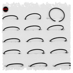 NEGRO BLISTER x40 ARGOLLITA NEGRA NOSTRIL PIERCING