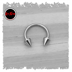 BLISTER 10MM x12 BULL PUNTA Y BOLITA SURTIDO PIERCING