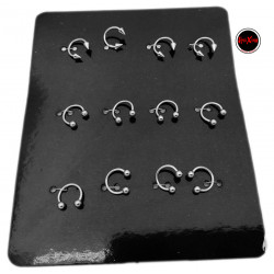 BLISTER 10MM x12 BULL SURTIDO PIERCING