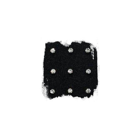 5 PERNOS 1.5MM RECTO C/ STRASS CRISTAL NOSTRIL PIERCING