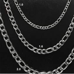 FIGARO PLANA 1.6 (6.2MM) - 60CM CADENA
